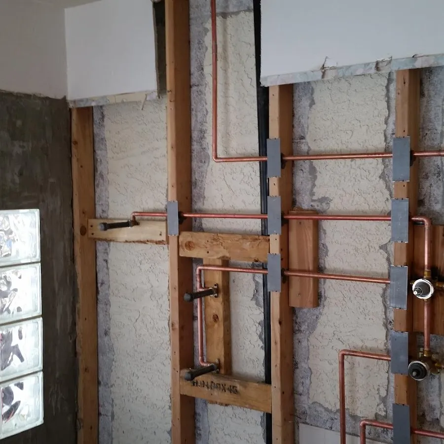 Copper pipe installation for Burst Pipe Repair in Wake Village