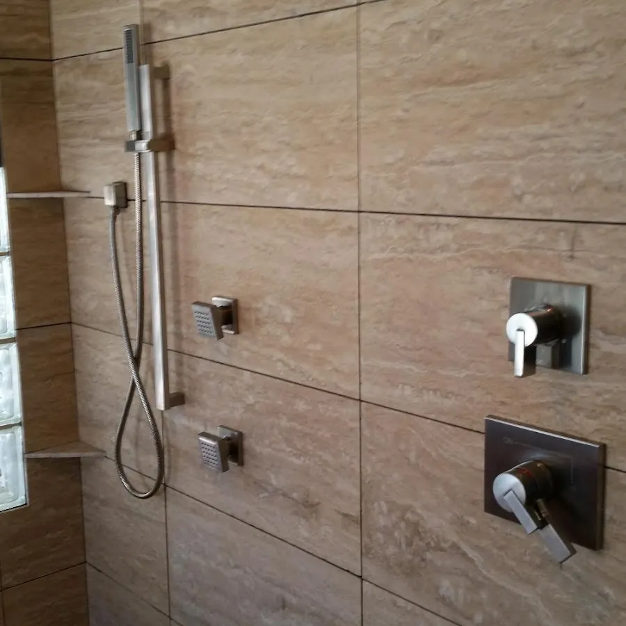 Shower fixture installation for Water Heater Replacement in Wake Village